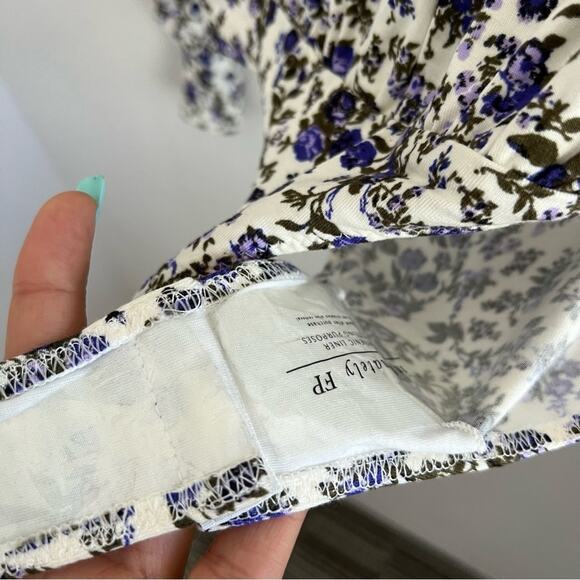 NWT Free People Intimately Kaya Print Cutout Bodysuit OB1353370 Small - Picture 6 of 10